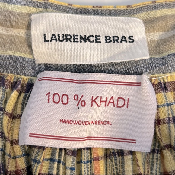 Laurence Bras Plaid Boho Maxi Ruffle Tie Waist Skirt - Picture 5 of 5